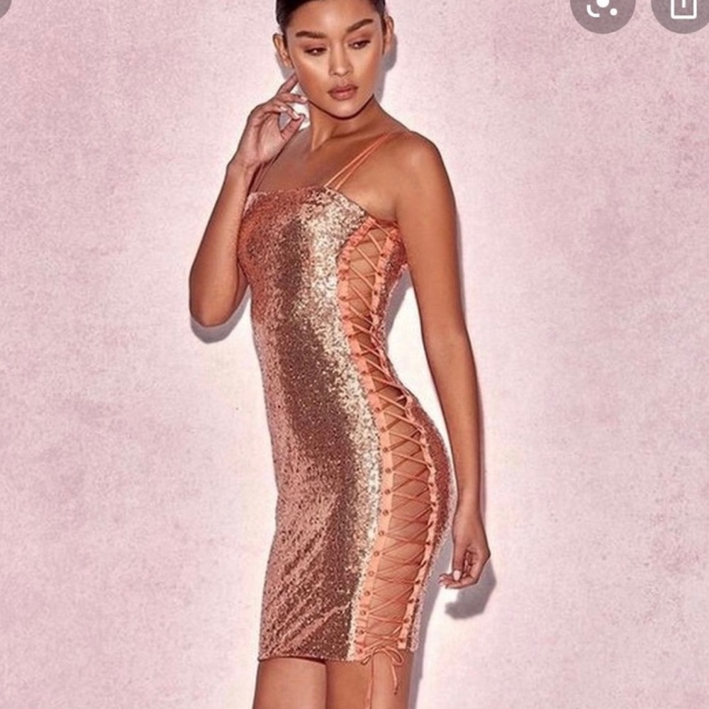 House of CB sequin dress